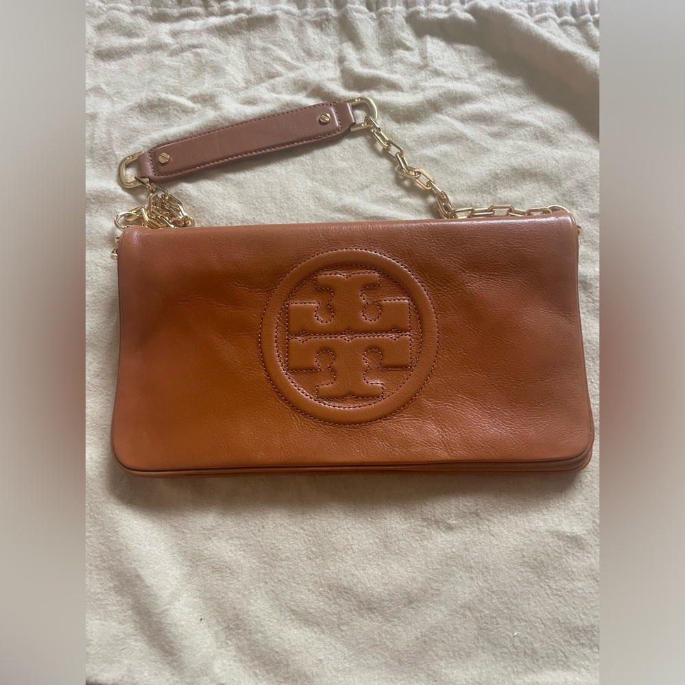 brown tory burch bag